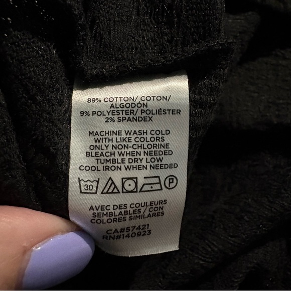 LOFT Black Knit Top - Picture 5 of 5